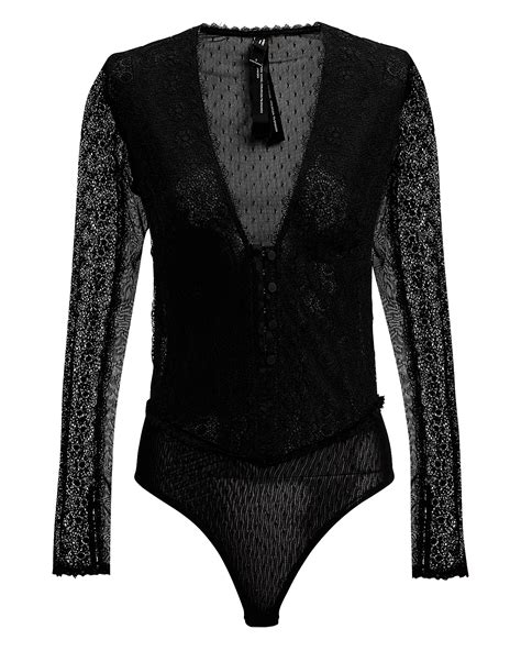 lace plunge bodysuit